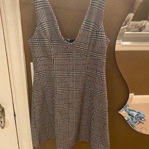 Topshop mini plaid dress!